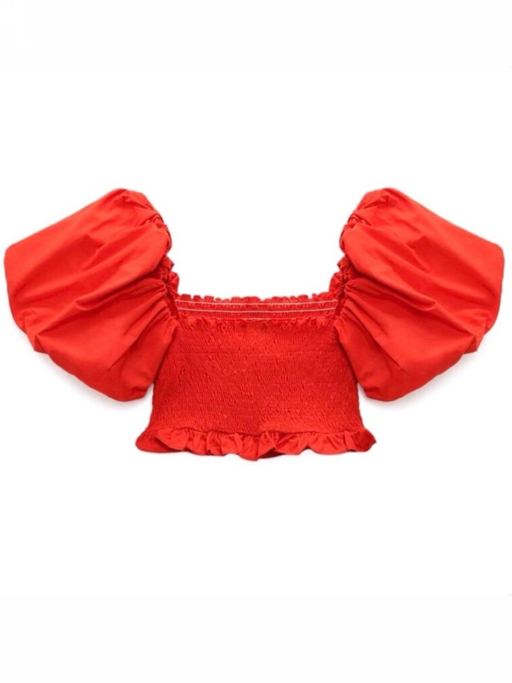 ZARA Woman’s puff sleeve crop top🔥🔥 - Picture 2 of 6